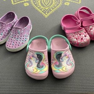 Girl Toddler Crocs & Native Bundle